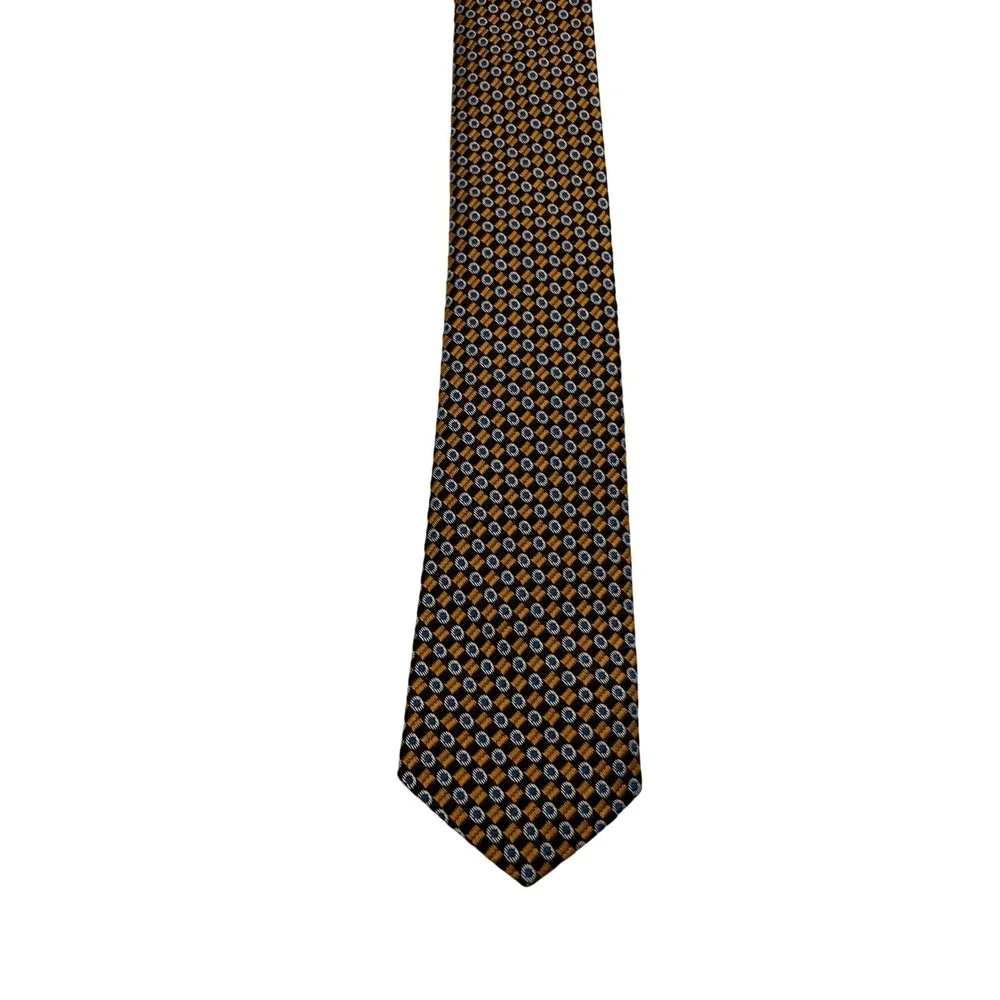 Polo Ralph Lauren Necktie Geometric Silk Made By Hand Designer Tie‎ 57